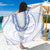 Aloha Lei Onaona Sarong Navy Blue Hawaiian Tribal Pattern