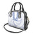 Aloha Lei Onaona Shoulder Handbag Navy Blue Hawaiian Tribal Pattern