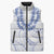 Aloha Lei Onaona Sleeveless Puffer Jacket Navy Blue Hawaiian Tribal Pattern - Polynesian Pride