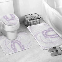 Aloha Lei Onaona Bathroom Set Purple Hawaiian Tribal Pattern - Polynesian Pride