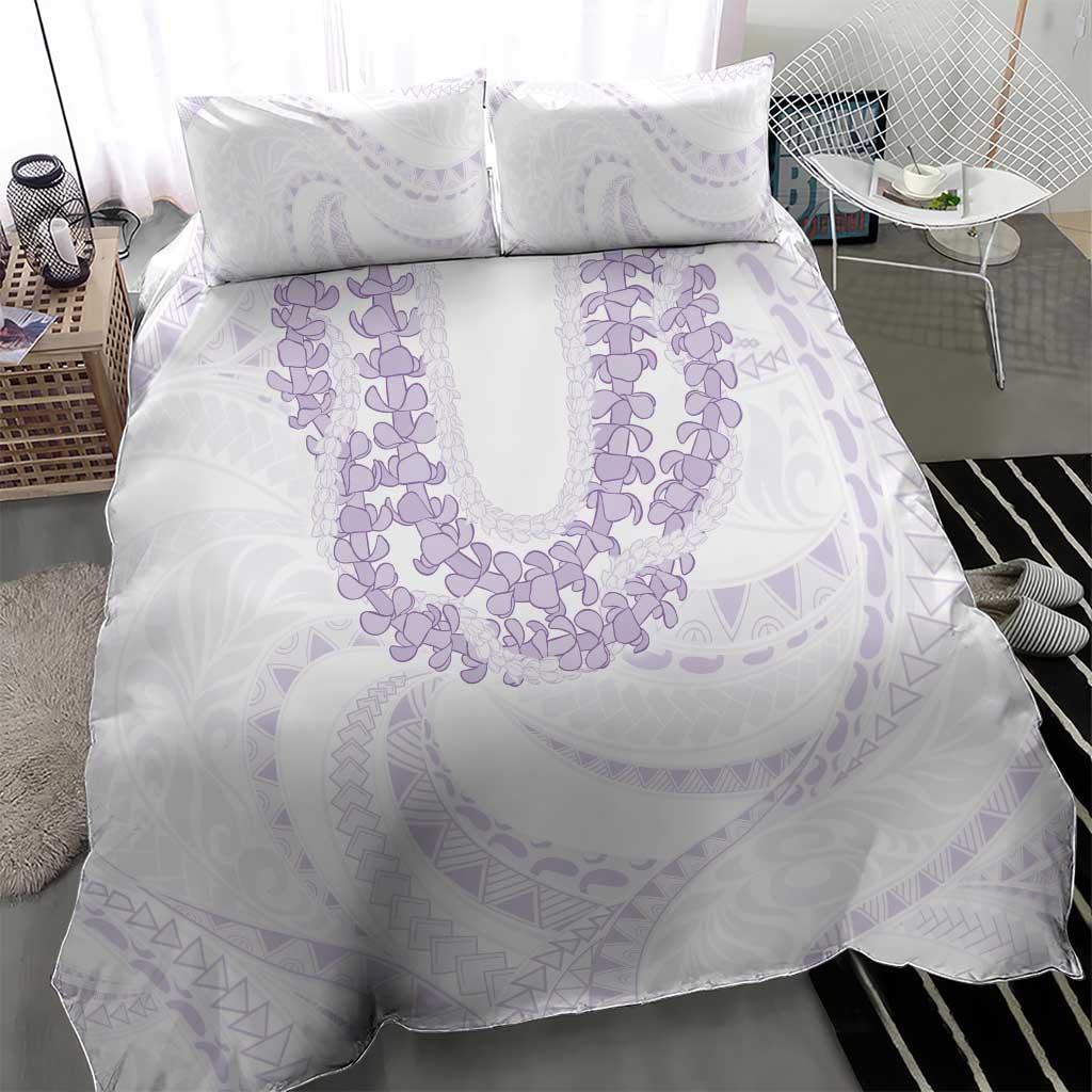Aloha Lei Onaona Bedding Set Purple Hawaiian Tribal Pattern