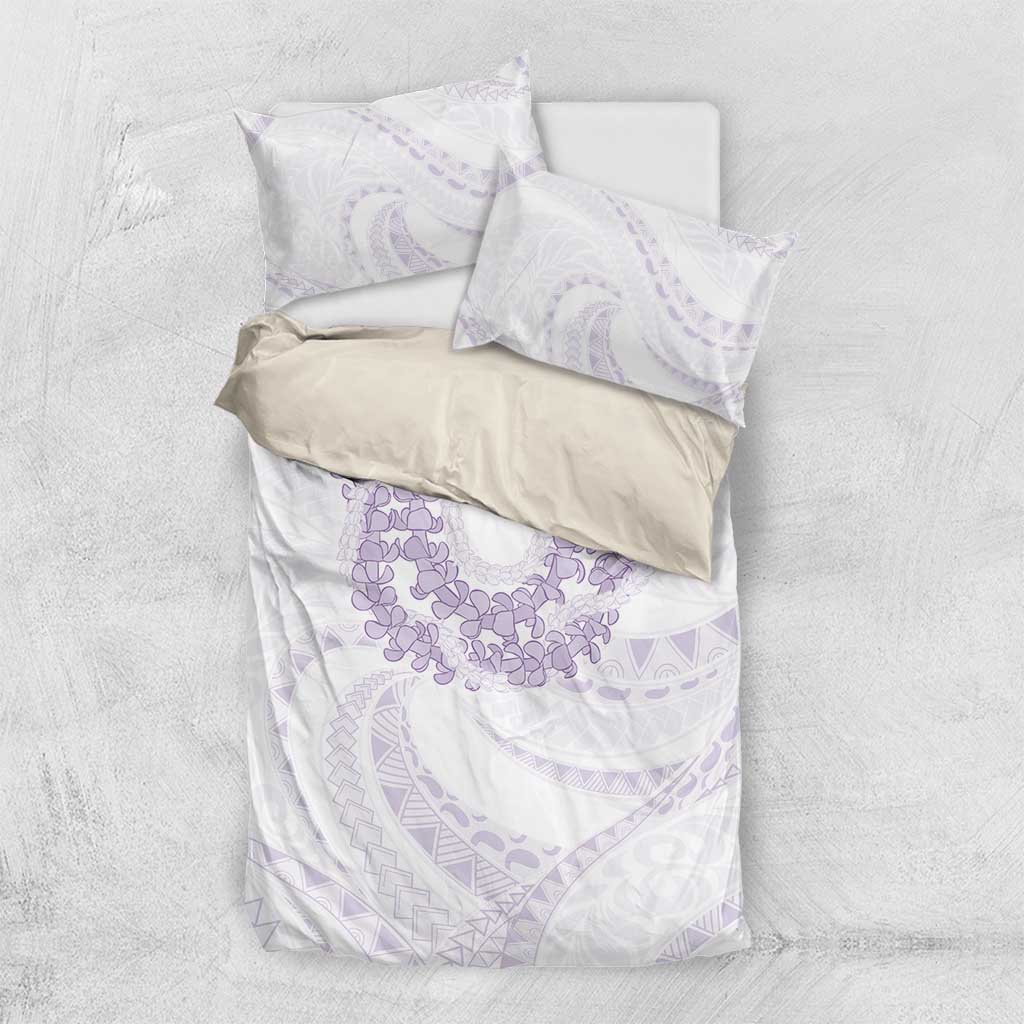 Aloha Lei Onaona Bedding Set Purple Hawaiian Tribal Pattern
