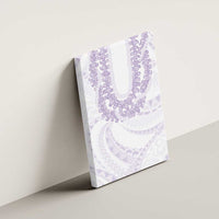 Aloha Lei Onaona Canvas Wall Art Purple Hawaiian Tribal Pattern