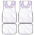 Aloha Lei Onaona Car Mats Purple Hawaiian Tribal Pattern