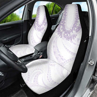 Aloha Lei Onaona Car Seat Cover Purple Hawaiian Tribal Pattern