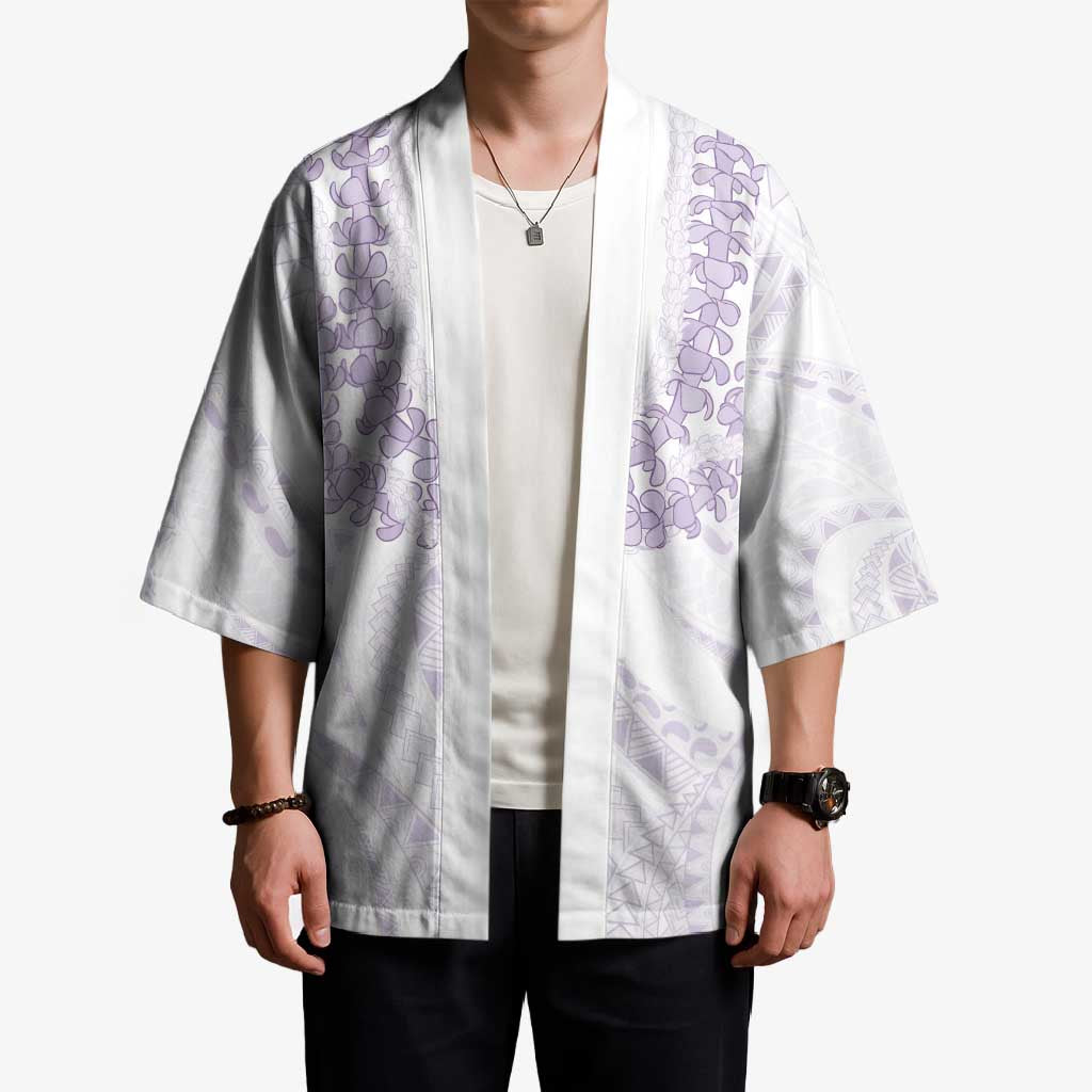 Aloha Lei Onaona Kimono Purple Hawaiian Tribal Pattern - Polynesian Pride