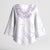Aloha Lei Onaona Kimono Sleeve Blouse Purple Hawaiian Tribal Pattern - Polynesian Pride