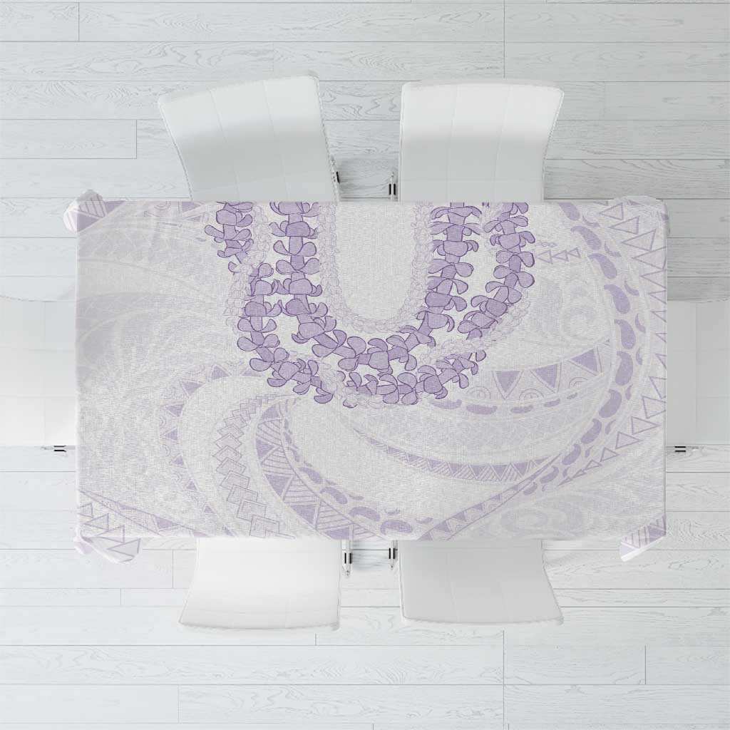 Aloha Lei Onaona Tablecloth Purple Hawaiian Tribal Pattern