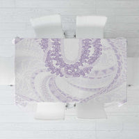 Aloha Lei Onaona Tablecloth Purple Hawaiian Tribal Pattern