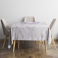 Aloha Lei Onaona Tablecloth Purple Hawaiian Tribal Pattern