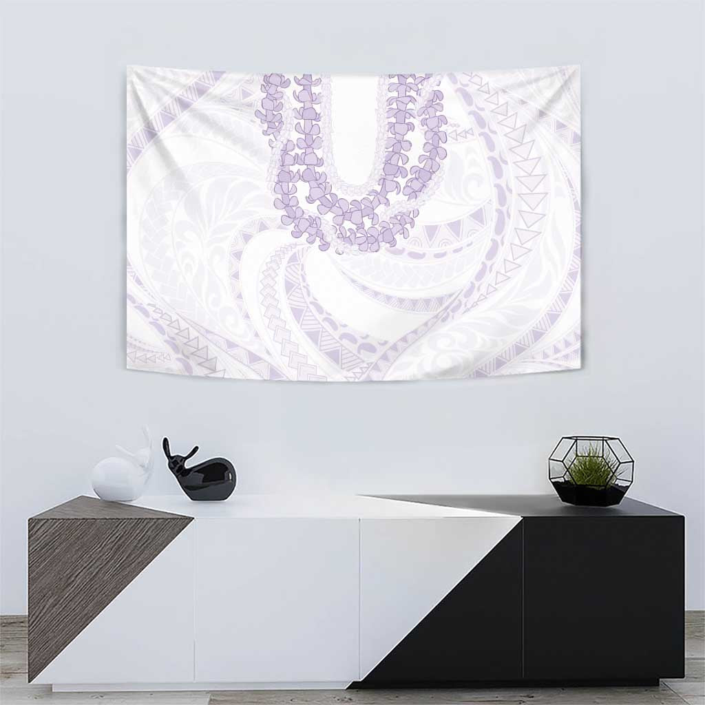 Aloha Lei Onaona Tapestry Purple Hawaiian Tribal Pattern
