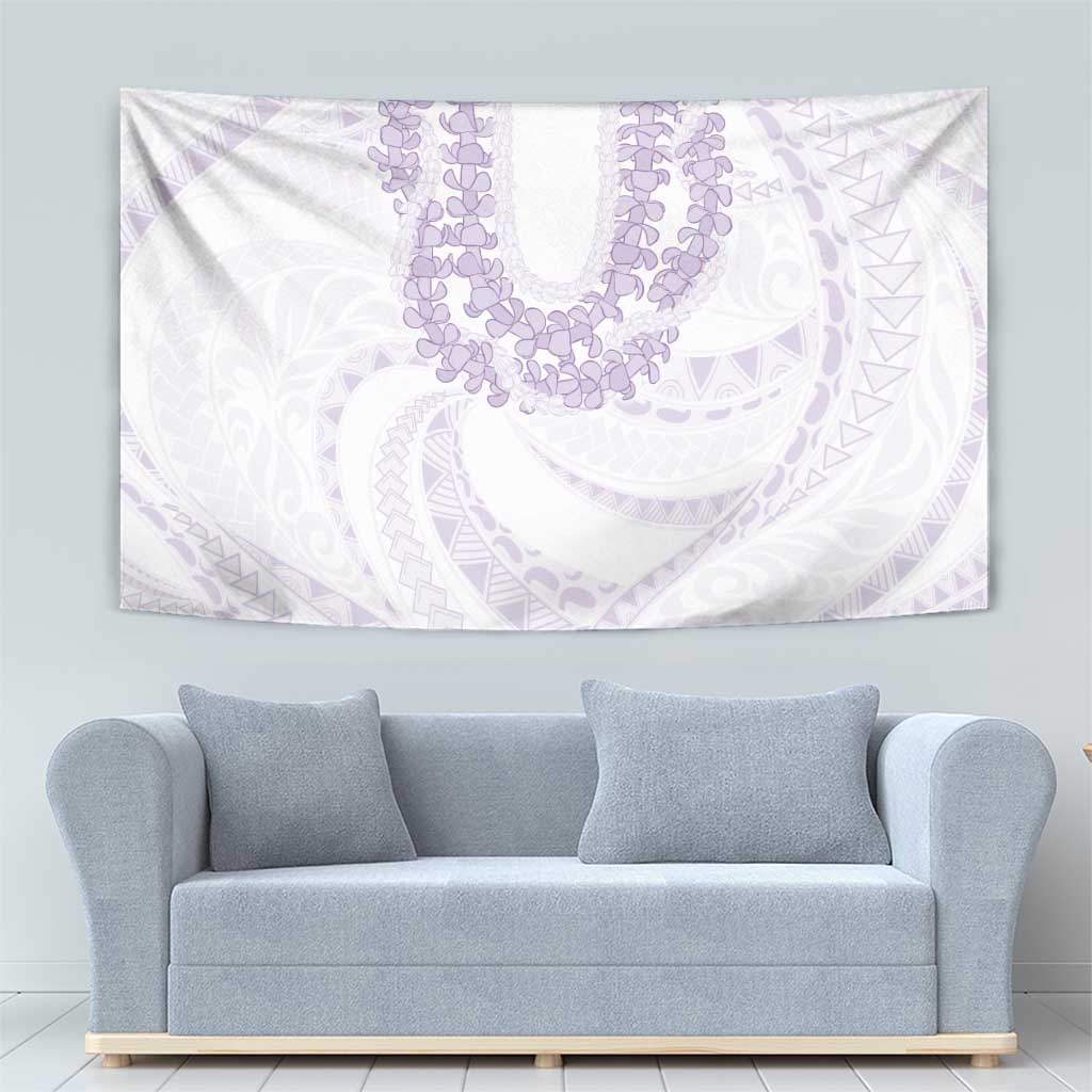 Aloha Lei Onaona Tapestry Purple Hawaiian Tribal Pattern