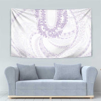 Aloha Lei Onaona Tapestry Purple Hawaiian Tribal Pattern