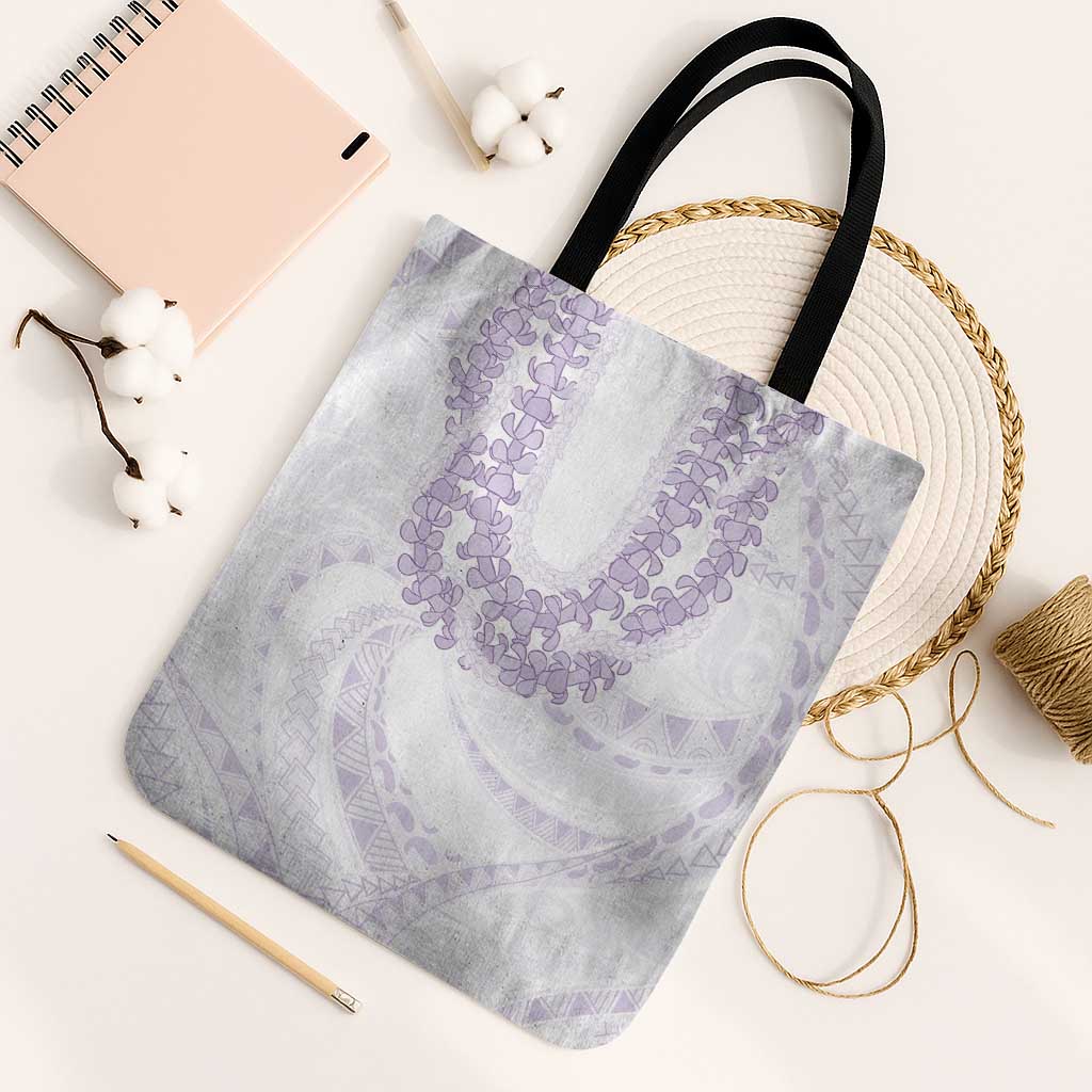 Aloha Lei Onaona Tote Bag Purple Hawaiian Tribal Pattern - Polynesian Pride