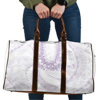 Aloha Lei Onaona Travel Bag Purple Hawaiian Tribal Pattern - Polynesian Pride