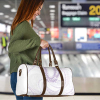 Aloha Lei Onaona Travel Bag Purple Hawaiian Tribal Pattern - Polynesian Pride