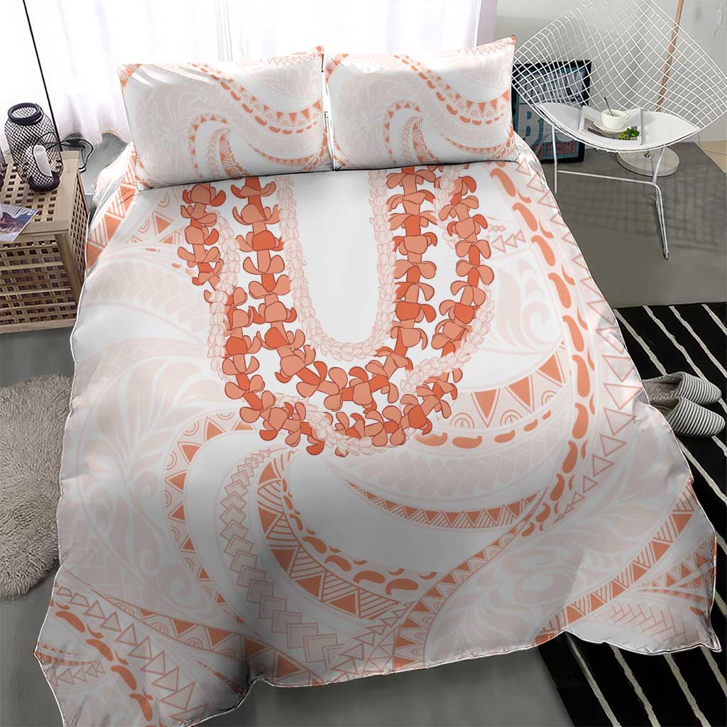 Aloha Lei Onaona Bedding Set Red Hawaiian Tribal Pattern