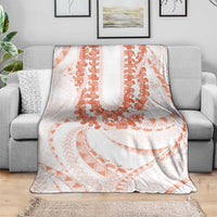 Aloha Lei Onaona Blanket Red Hawaiian Tribal Pattern