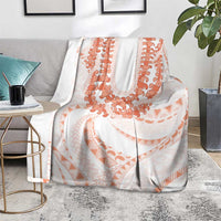 Aloha Lei Onaona Blanket Red Hawaiian Tribal Pattern