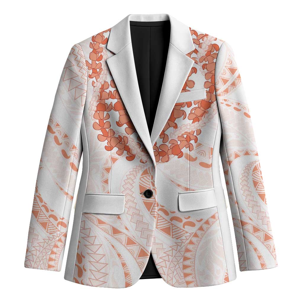 Aloha Lei Onaona Blazer Red Hawaiian Tribal Pattern - Polynesian Pride
