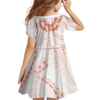 Aloha Lei Onaona Family Matching Long Sleeve Bodycon Dress and Hawaiian Shirt Red Hawaiian Tribal Pattern