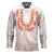 Aloha Lei Onaona Hockey Jersey Red Hawaiian Tribal Pattern - Polynesian Pride