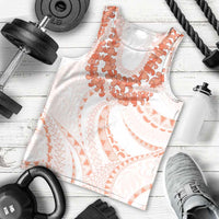 Aloha Lei Onaona Men Tank Top Red Hawaiian Tribal Pattern