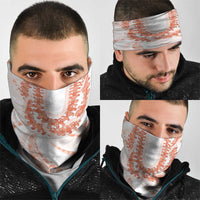 Aloha Lei Onaona Neck Gaiter Red Hawaiian Tribal Pattern - Polynesian Pride
