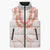 Aloha Lei Onaona Sleeveless Puffer Jacket Red Hawaiian Tribal Pattern - Polynesian Pride