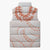 Aloha Lei Onaona Sleeveless Puffer Jacket Red Hawaiian Tribal Pattern - Polynesian Pride