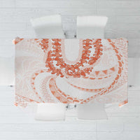 Aloha Lei Onaona Tablecloth Red Hawaiian Tribal Pattern