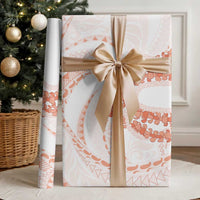 Aloha Lei Onaona Wrapping Paper Red Hawaiian Tribal Pattern - Polynesian Pride