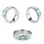 Aloha Lei Onaona Classic Ring Sage Green Hawaiian Tribal Pattern - Polynesian Pride