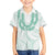 Aloha Lei Onaona Family Matching Tank Maxi Dress and Hawaiian Shirt Sage Green Hawaiian Tribal Pattern