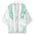 Aloha Lei Onaona Kimono Sage Green Hawaiian Tribal Pattern - Polynesian Pride
