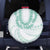 Aloha Lei Onaona Spare Tire Cover Sage Green Hawaiian Tribal Pattern
