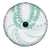 Aloha Lei Onaona Spare Tire Cover Sage Green Hawaiian Tribal Pattern