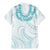 Aloha Lei Onaona Family Matching Mermaid Dress and Hawaiian Shirt Teal Hawaiian Tribal Pattern