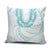 Aloha Lei Onaona Pillow Cover Teal Hawaiian Tribal Pattern - Polynesian Pride