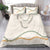 Aloha Lei Mikioi Bedding Set Beige Polynesian Tribal Tatau Pattern