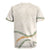 Aloha Lei Mikioi Rugby Jersey Beige Polynesian Tribal Tatau Pattern