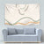Aloha Lei Mikioi Tapestry Beige Polynesian Tribal Tatau Pattern