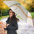 Aloha Lei Mikioi Umbrella Beige Polynesian Tribal Tatau Pattern - Polynesian Pride