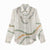 Aloha Lei Mikioi Women Casual Shirt Beige Polynesian Tribal Tatau Pattern
