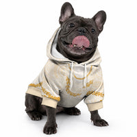 Aloha Lei Mikioi Pet Hoodie Gold Polynesian Tribal Tatau Pattern LT9 - Polynesian Pride