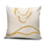 Aloha Lei Mikioi Pillow Cover Gold Polynesian Tribal Tatau Pattern - Polynesian Pride