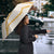 Aloha Lei Mikioi Umbrella Gold Polynesian Tribal Tatau Pattern - Polynesian Pride