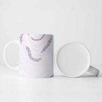 Aloha Lei Mikioi Ceramic Mug Purple Polynesian Tribal Tatau Pattern - Polynesian Pride