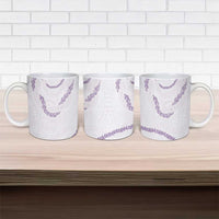 Aloha Lei Mikioi Ceramic Mug Purple Polynesian Tribal Tatau Pattern - Polynesian Pride