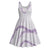 Aloha Lei Mikioi Midi Dress Purple Polynesian Tribal Tatau Pattern - Polynesian Pride